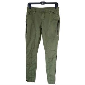Blank NYC Army Green Zippered Pants